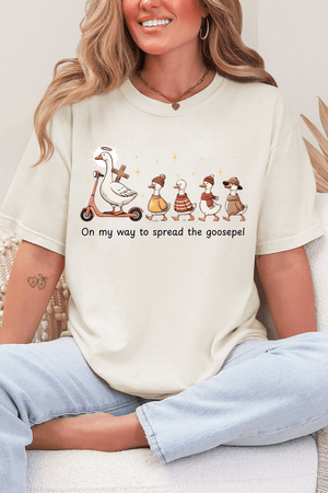 Spread The Goosepel Comfort Colors Adult Ring - Spun Cotton Tee - Wholesale Accessory Market