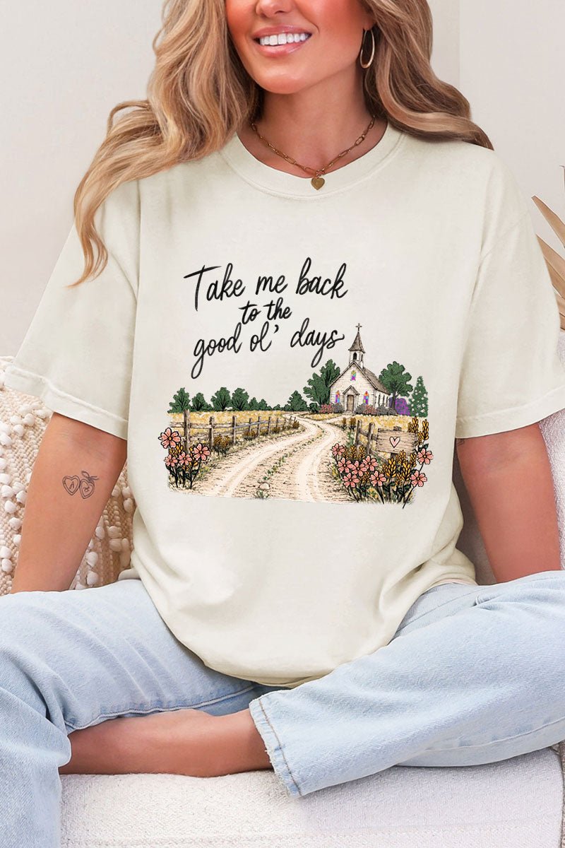 Take Me Back Comfort Colors Adult Ring-Spun Cotton Tee - Wholesale Accessory Market
