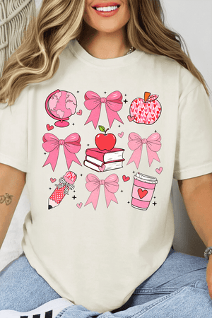 Teacher Love Comfort Colors Adult Ring - Spun Cotton Tee - Wholesale Accessory Market