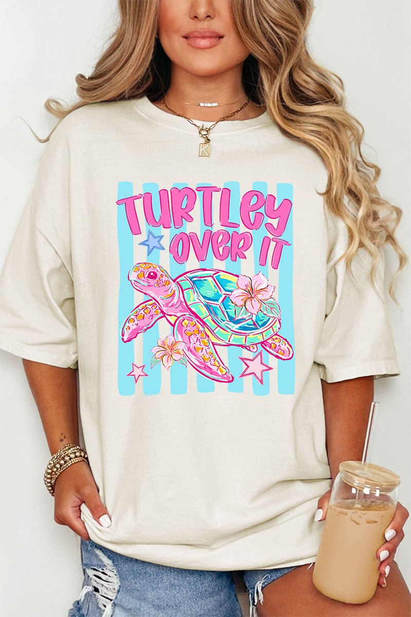 Turtley Over It Comfort Colors Adult Ring - Spun Cotton Tee - Wholesale Accessory Market