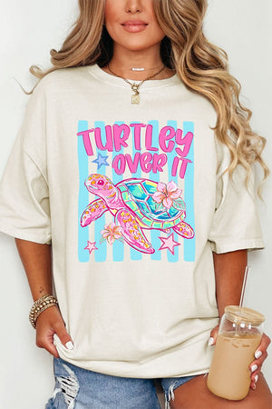 Turtley Over It Comfort Colors Adult Ring - Spun Cotton Tee - Wholesale Accessory Market
