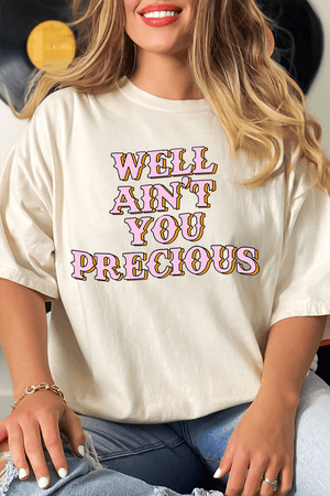 Well Ain't You Precious Comfort Colors Adult Ring - Spun Cotton Tee - Wholesale Accessory Market