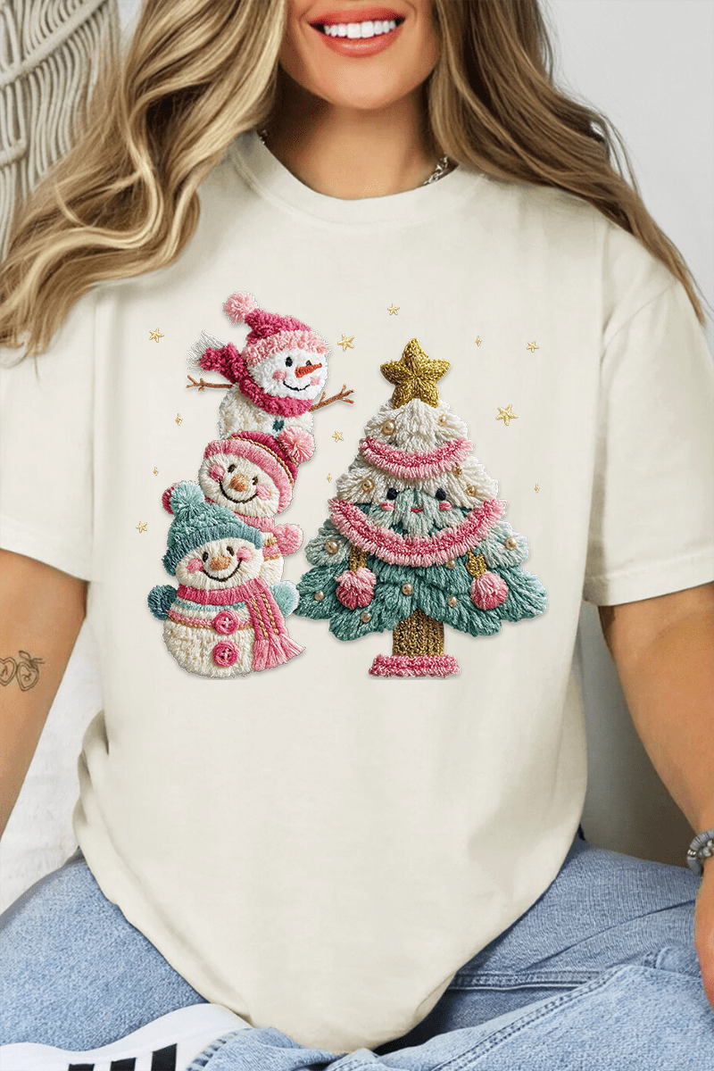 Yarnin' For Christmas Faux Yarn Comfort Colors Adult Ring - Spun Cotton Tee - Wholesale Accessory Market