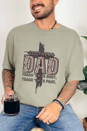 Camo Southern Dad Comfort Colors Adult Ring - Spun Cotton Tee - Wholesale Accessory Market