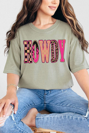 Pink Heat Howdy Comfort Colors Adult Ring - Spun Cotton Tee - Wholesale Accessory Market