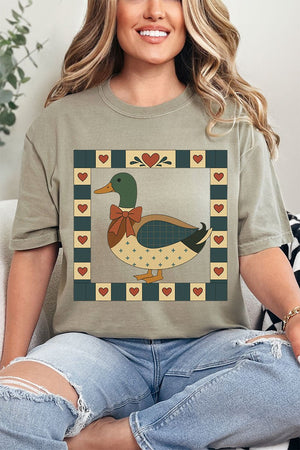 Sunday Mallard Comfort Colors Adult Ring - Spun Cotton Tee - Wholesale Accessory Market