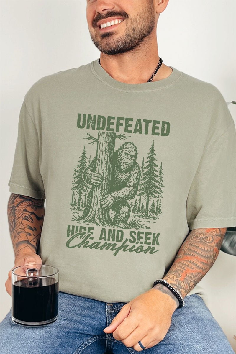 Undefeated Hide And Seek Champion Comfort Colors Adult Ring - Spun Cotton Tee - Wholesale Accessory Market