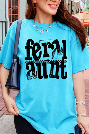 Feral Aunt Comfort Colors Adult Ring-Spun Cotton Tee - Wholesale Accessory Market