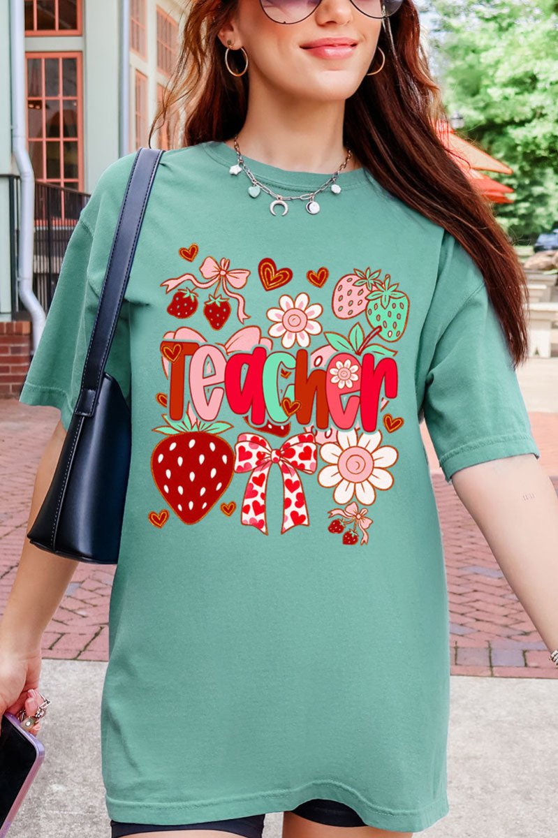 Berry Sweet Teacher Comfort Colors Adult Ring-Spun Cotton Tee - Wholesale Accessory Market