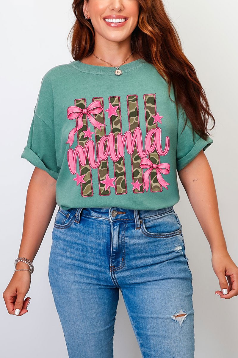 Camo Cutie Mama Comfort Colors Adult Ring-Spun Cotton Tee - Wholesale Accessory Market