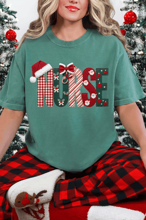 North Pole Nurse Comfort Colors Adult Ring-Spun Cotton Tee - Wholesale Accessory Market