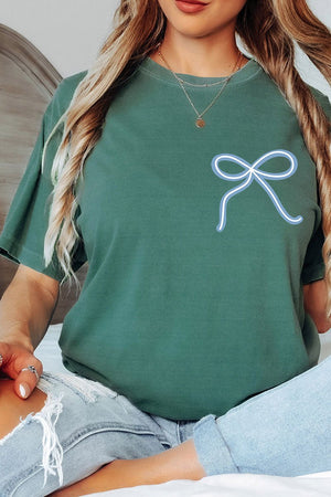 Spring Coquette Bless Your Heart Front & Back Comfort Colors Adult Ring - Spun Cotton Tee - Wholesale Accessory Market