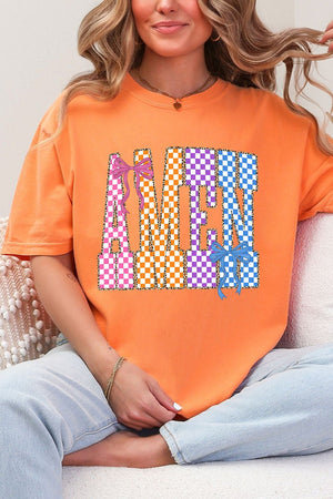 Color Check Amen Comfort Colors Adult Ring - Spun Cotton Tee - Wholesale Accessory Market