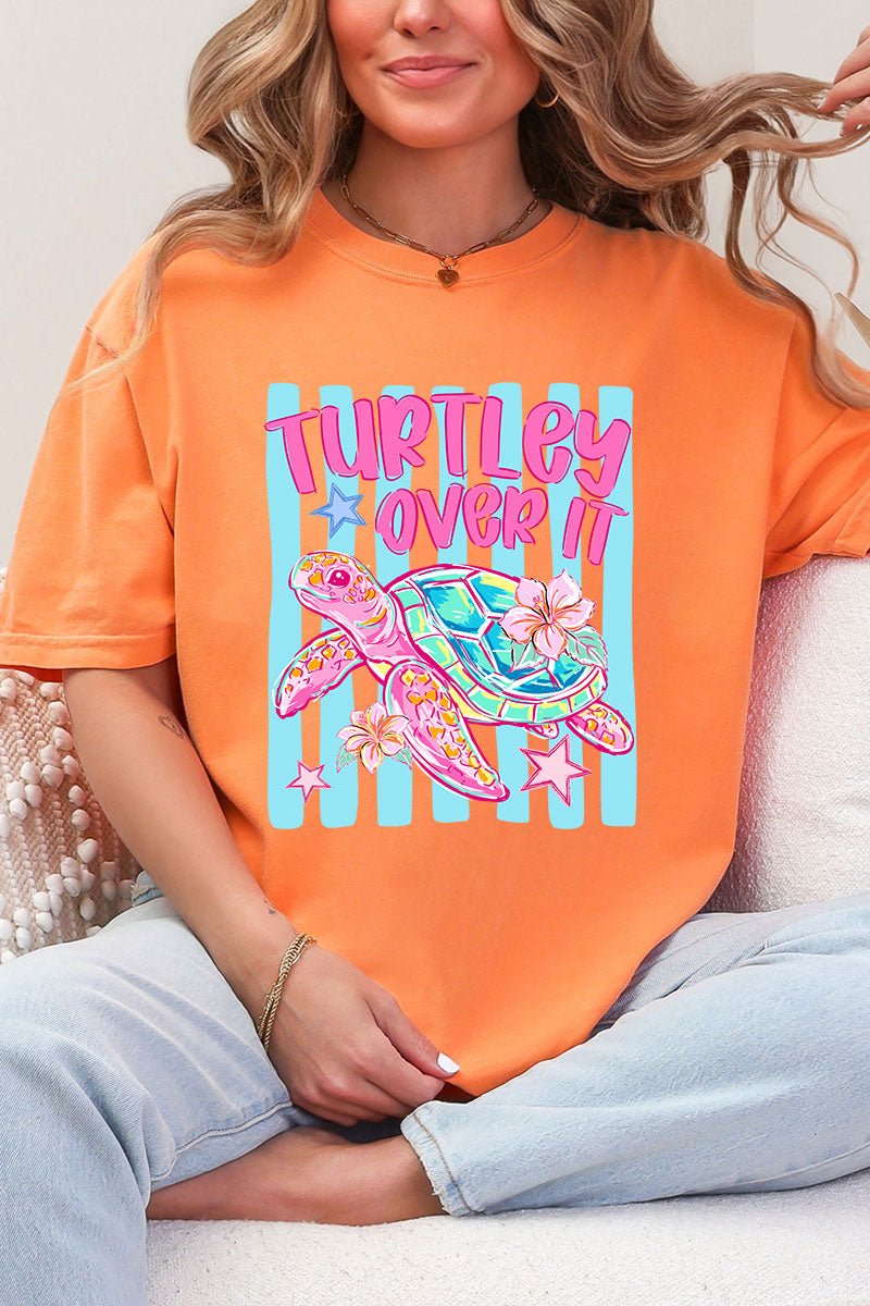 Turtley Over It Comfort Colors Adult Ring - Spun Cotton Tee - Wholesale Accessory Market