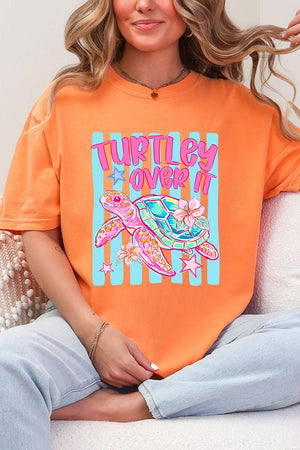 Turtley Over It Comfort Colors Adult Ring - Spun Cotton Tee - Wholesale Accessory Market