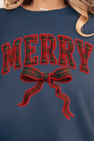 Merry In Plaid Comfort Colors Adult Ring - Spun Cotton Tee - Wholesale Accessory Market