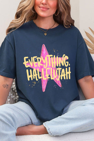 Star Everything Hallelujah Comfort Colors Adult Ring - Spun Cotton Tee - Wholesale Accessory Market