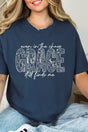 White Grace In Bloom Comfort Colors Adult Ring-Spun Cotton Tee - Wholesale Accessory Market