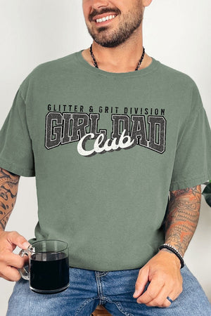 Glitter & Grit Girl Dad Comfort Colors Adult Ring - Spun Cotton Tee - Wholesale Accessory Market