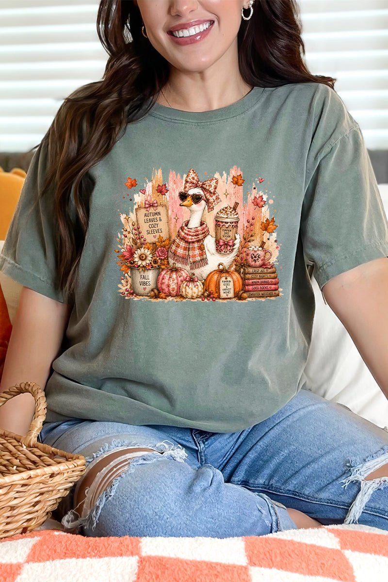 Goose Fall Vibes Comfort Colors Adult Ring-Spun Cotton Tee - Wholesale Accessory Market
