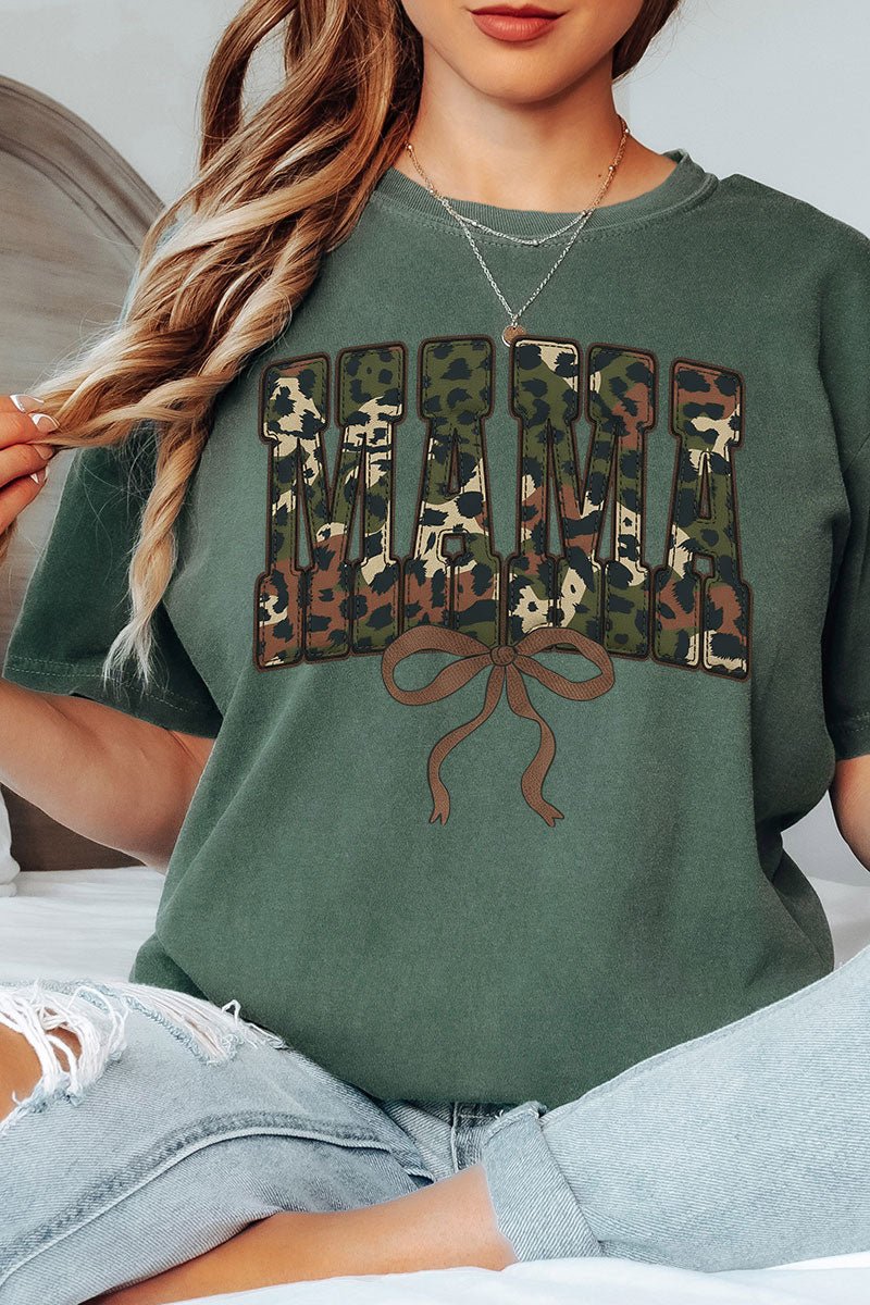 Hunting Mama Ribbon Comfort Colors Adult Ring - Spun Cotton Tee - Wholesale Accessory Market