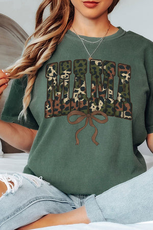 Hunting Mama Ribbon Comfort Colors Adult Ring - Spun Cotton Tee - Wholesale Accessory Market
