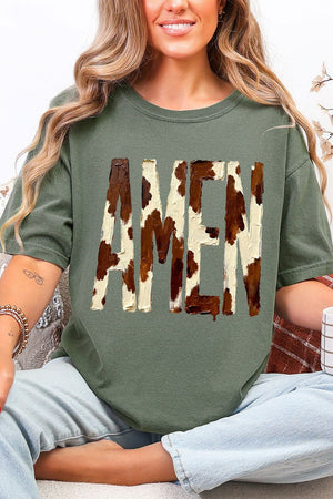 Painted Cow Amen Comfort Colors Adult Ring-Spun Cotton Tee - Wholesale Accessory Market
