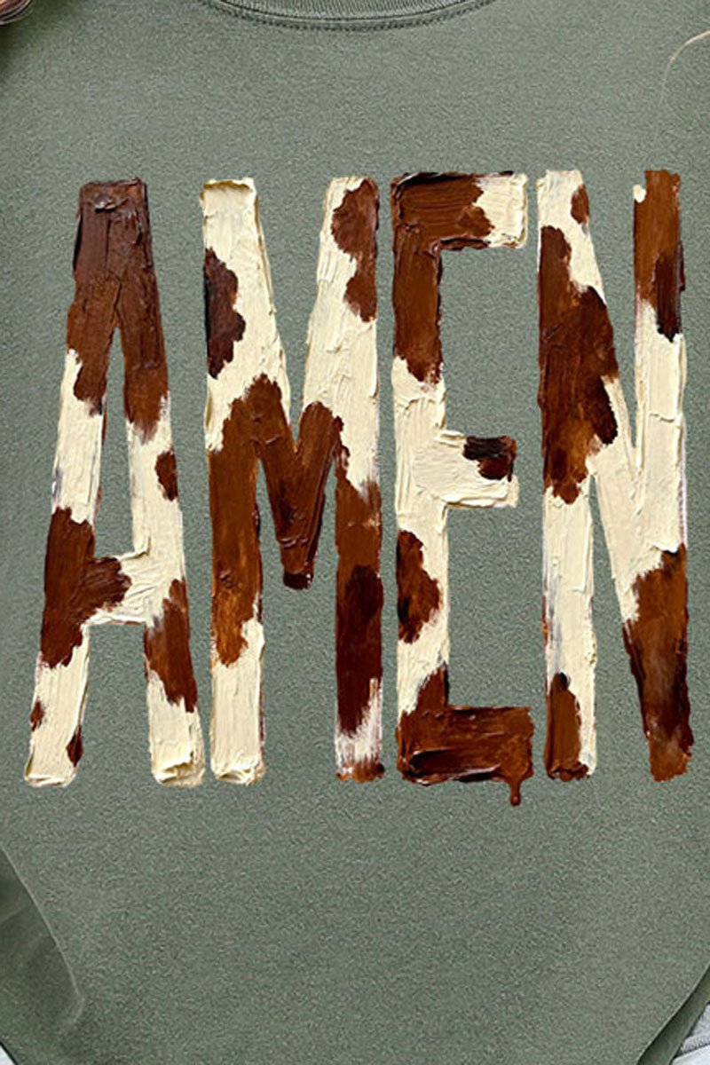 Painted Cow Amen Comfort Colors Adult Ring-Spun Cotton Tee - Wholesale Accessory Market