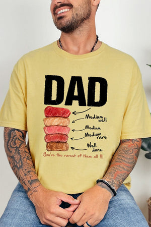 Dad Rarest Of All Comfort Colors Adult Ring - Spun Cotton Tee - Wholesale Accessory Market