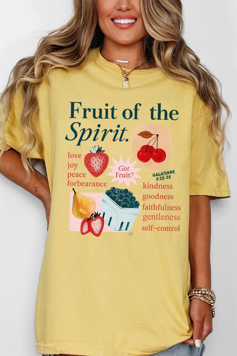 Got Fruit? Fruit Of The Spirit Comfort Colors Adult Ring - Spun Cotton Tee - Wholesale Accessory Market