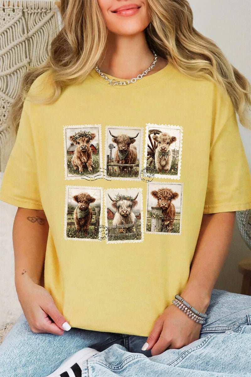 Pastures & Postcards Comfort Colors Adult Ring - Spun Cotton Tee - Wholesale Accessory Market