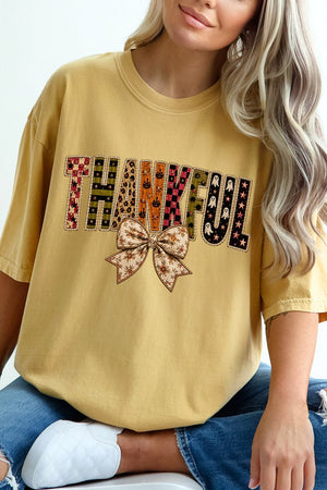 Thankful Fall Spirit Comfort Colors Adult Ring-Spun Cotton Tee - Wholesale Accessory Market