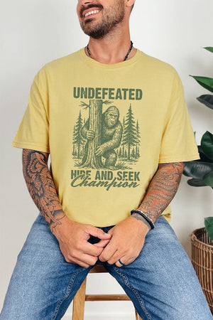 Undefeated Hide And Seek Champion Comfort Colors Adult Ring - Spun Cotton Tee - Wholesale Accessory Market