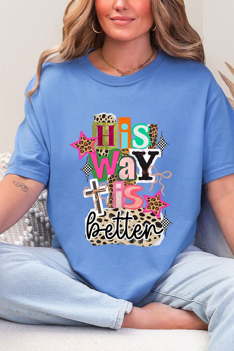 Bold His Way Is Better Comfort Colors Adult Ring - Spun Cotton Tee - Wholesale Accessory Market
