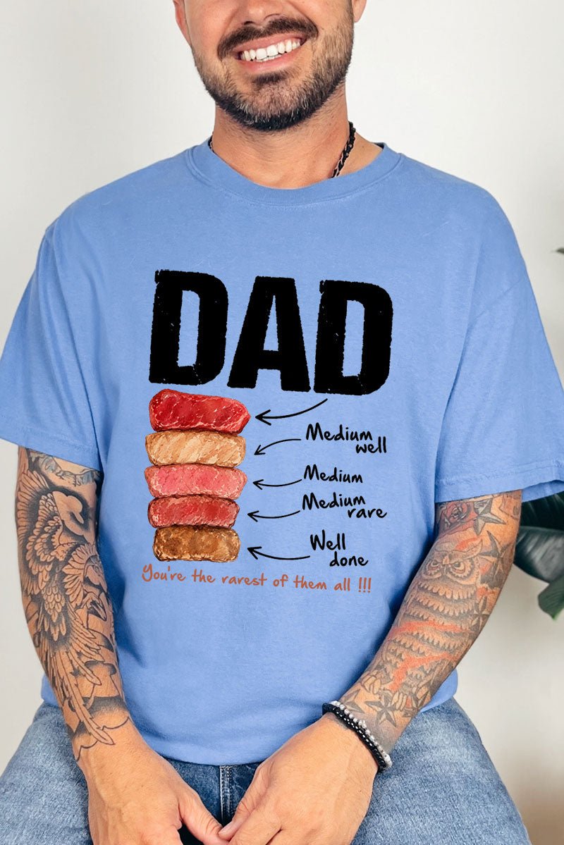 Dad Rarest Of All Comfort Colors Adult Ring - Spun Cotton Tee - Wholesale Accessory Market