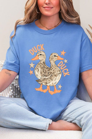 Duck Duck Goose Full Front & Back Design Comfort Colors Adult Ring - Spun Cotton Tee - Wholesale Accessory Market