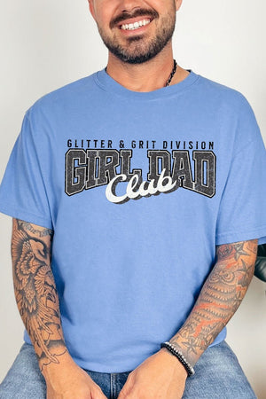 Glitter & Grit Girl Dad Comfort Colors Adult Ring - Spun Cotton Tee - Wholesale Accessory Market