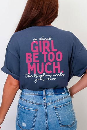 Esther Go Ahead Girl Full Front & Back Design Comfort Colors Adult Ring-Spun Cotton Tee - Wholesale Accessory Market