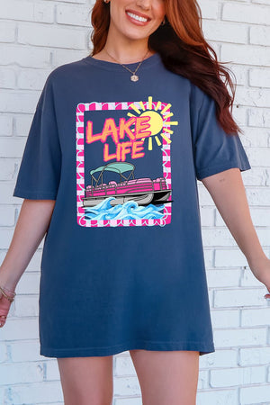 Sunny Lake Life Comfort Colors Adult Ring - Spun Cotton Tee - Wholesale Accessory Market
