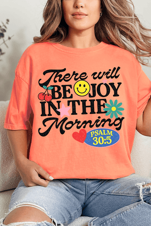 Joy In The Morning Comfort Colors Adult Ring-Spun Cotton Tee - Wholesale Accessory Market