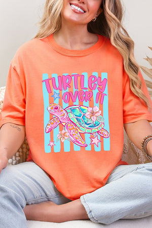 Turtley Over It Comfort Colors Adult Ring - Spun Cotton Tee - Wholesale Accessory Market