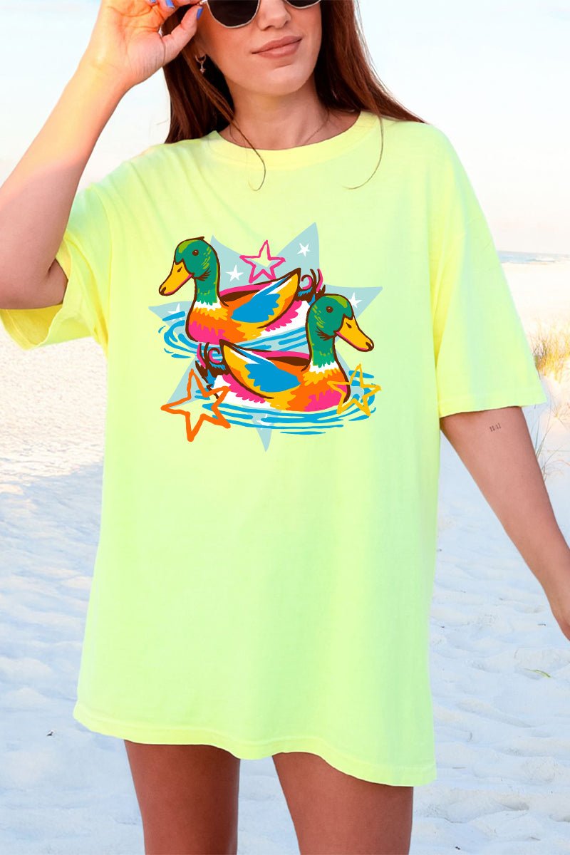 Duck, Duck, Dazzle Comfort Colors Adult Ring-Spun Cotton Tee - Wholesale Accessory Market