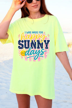 Made For Sunny Days Comfort Colors Adult Ring-Spun Cotton Tee - Wholesale Accessory Market