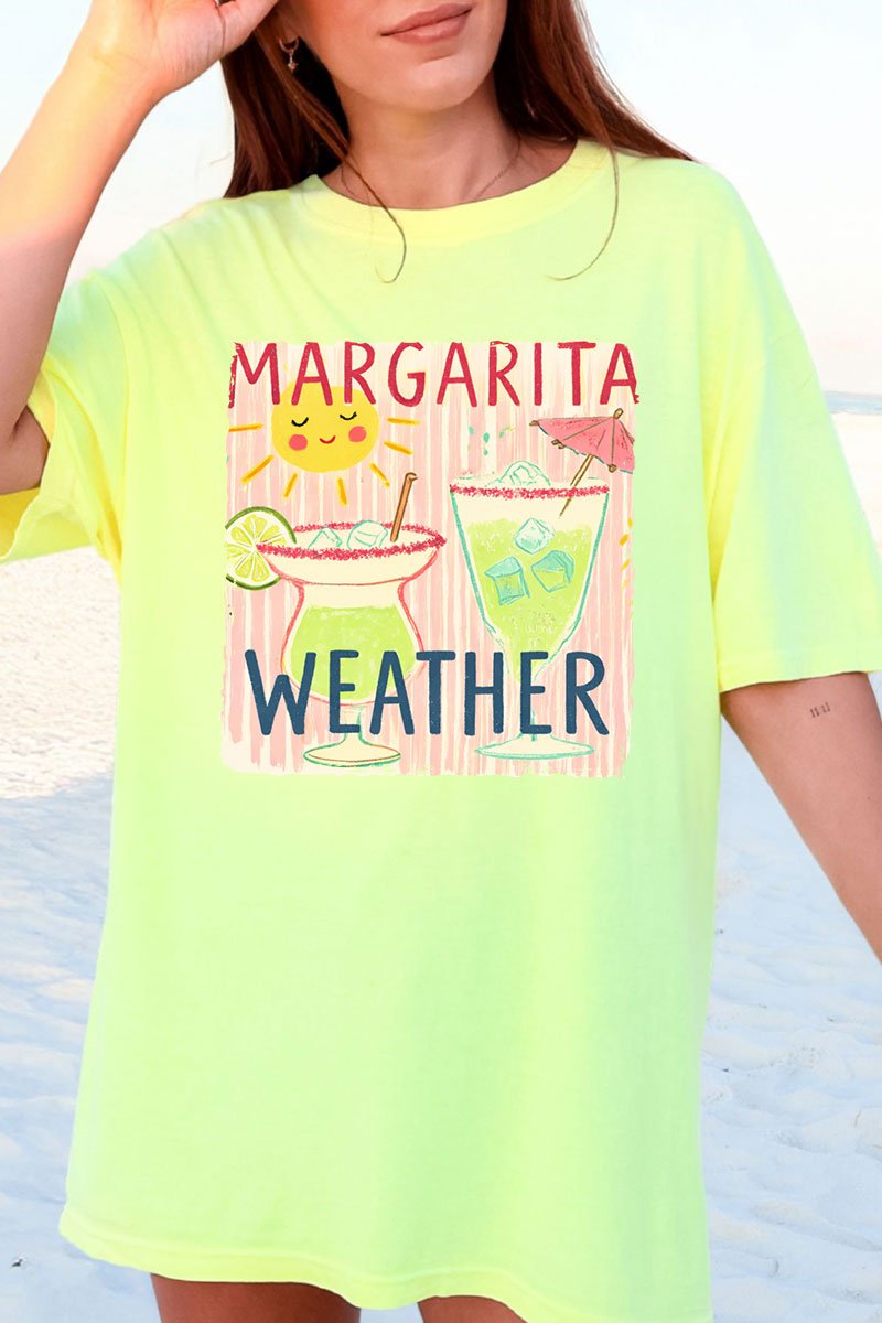 Sip The Sunshine Margarita Weather Comfort Colors Adult Ring - Spun Cotton Tee - Wholesale Accessory Market