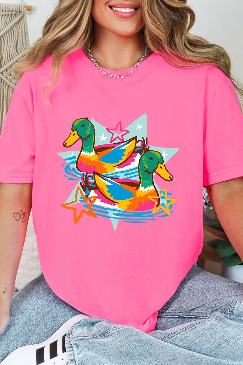 Duck, Duck, Dazzle Comfort Colors Adult Ring-Spun Cotton Tee - Wholesale Accessory Market