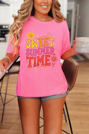 Golden Glow Sweet Summer Time Comfort Colors Adult Ring-Spun Cotton Tee - Wholesale Accessory Market