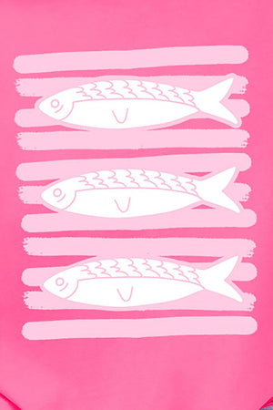 Preppy Pink Fish Comfort Colors Adult Ring - Spun Cotton Tee - Wholesale Accessory Market