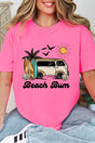 Retro Beach Bum Comfort Colors Adult Ring-Spun Cotton Tee - Wholesale Accessory Market