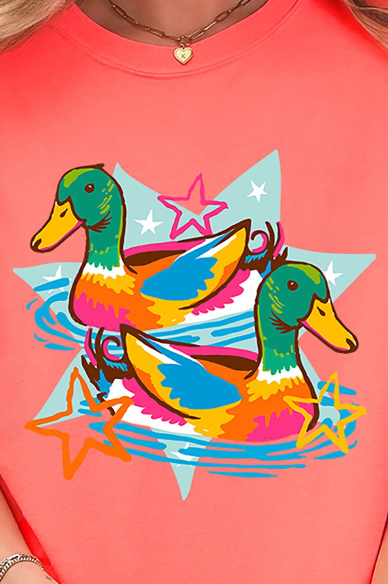 Duck, Duck, Dazzle Comfort Colors Adult Ring-Spun Cotton Tee - Wholesale Accessory Market