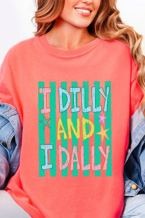 I Dilly & I Dally Comfort Colors Adult Ring - Spun Cotton Tee - Wholesale Accessory Market